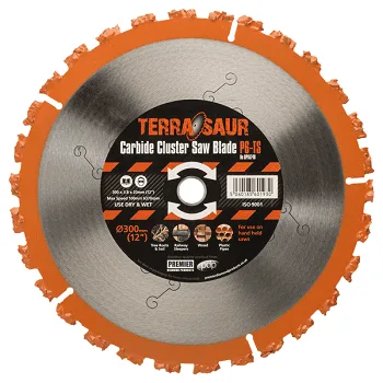 Premier Diamond P6-TS Terrasaur Carbide Cluster 12″ Blade