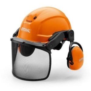 STIHL Dynamic Ergo Chainsaw Safety Helmet, Ear Defender and Nylon Mesh Visor