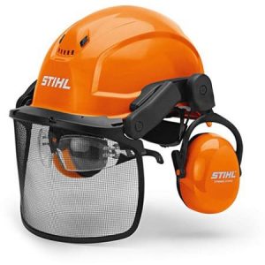 STIHL Dynamic X-Ergo Chainsaw Safety Helmet, Ear Defender and Metal Mesh Visor