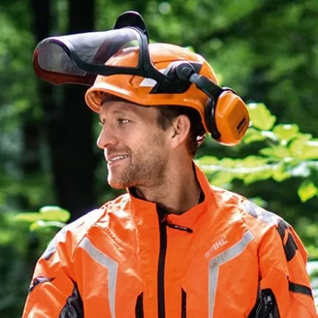 Stihl Advance Vent Chainsaw Safety Helmet, Ear Defender and