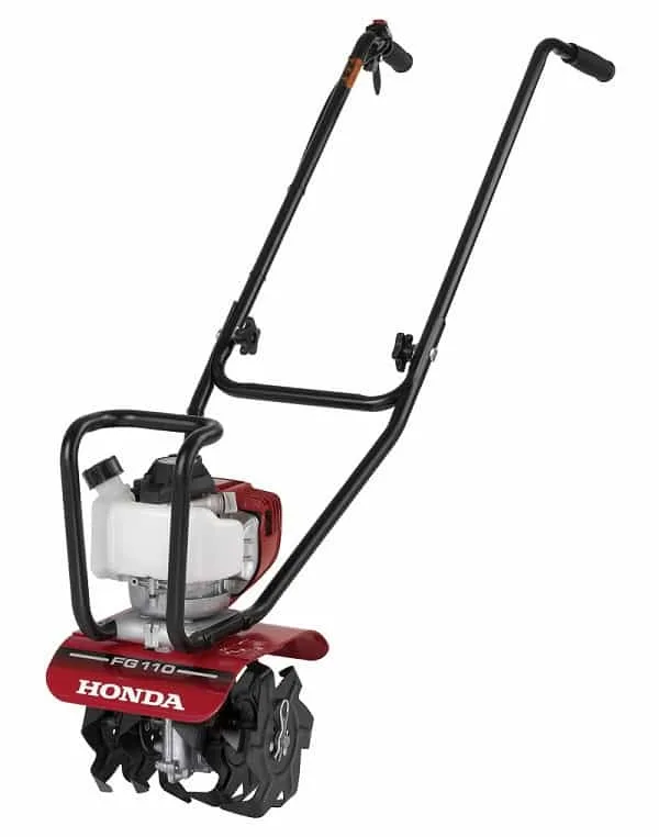 Honda FG110 smallest 9″ wide Mini Tiller