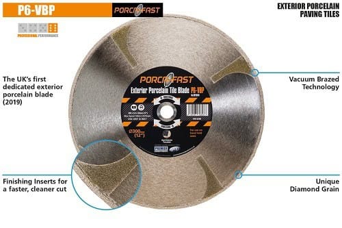 Premier P6-VBP Porcelain Tile Cutting 9″ Blade