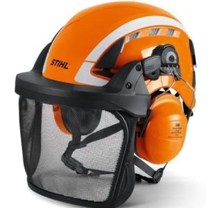 STIHL ADVANCE X-CLIMB Chainsaw Climbing Safety Helmet, Ear Defender and Nylon Mesh