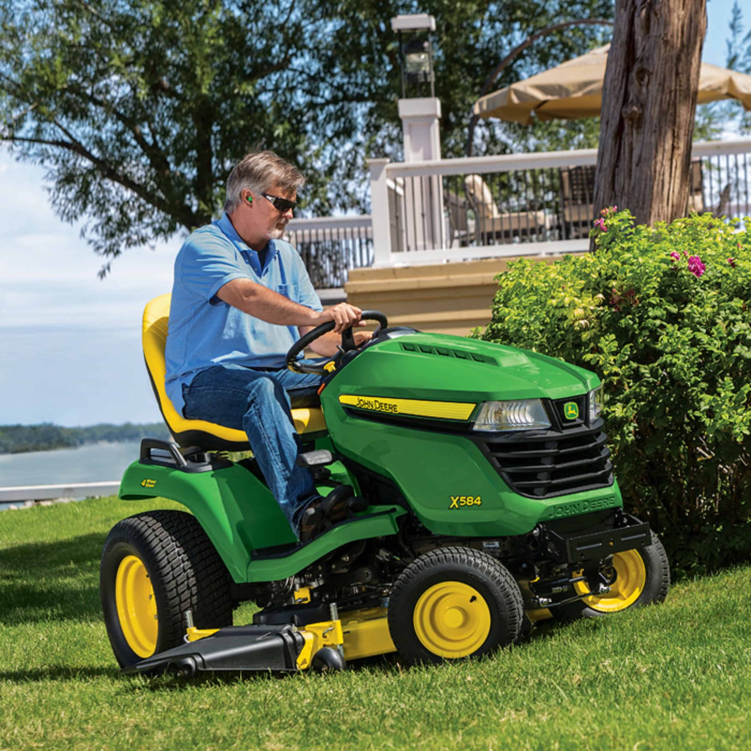 John Deere X584 Multi-Terrain Garden Tractor