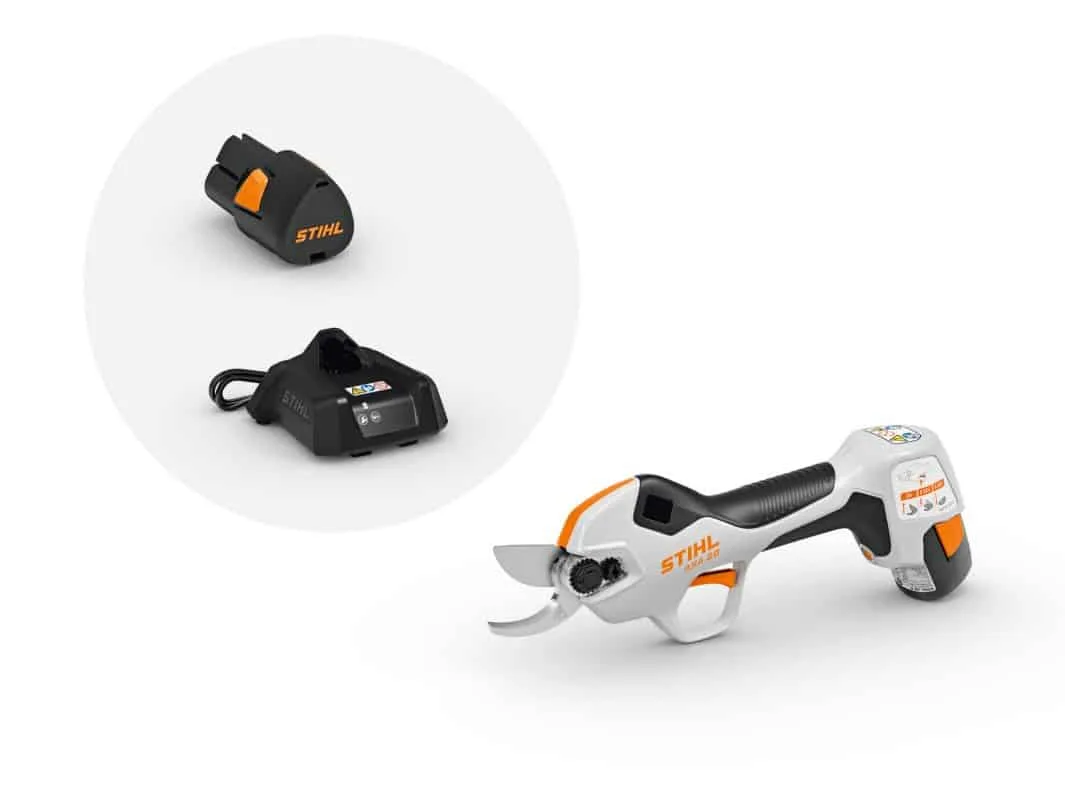STIHL ASA20 Effortless Cordless Secateurs Set (Inc. battery & charger) – AS System