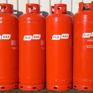 Flogas Four Pack 47kg Propane Bottled Gas Refill