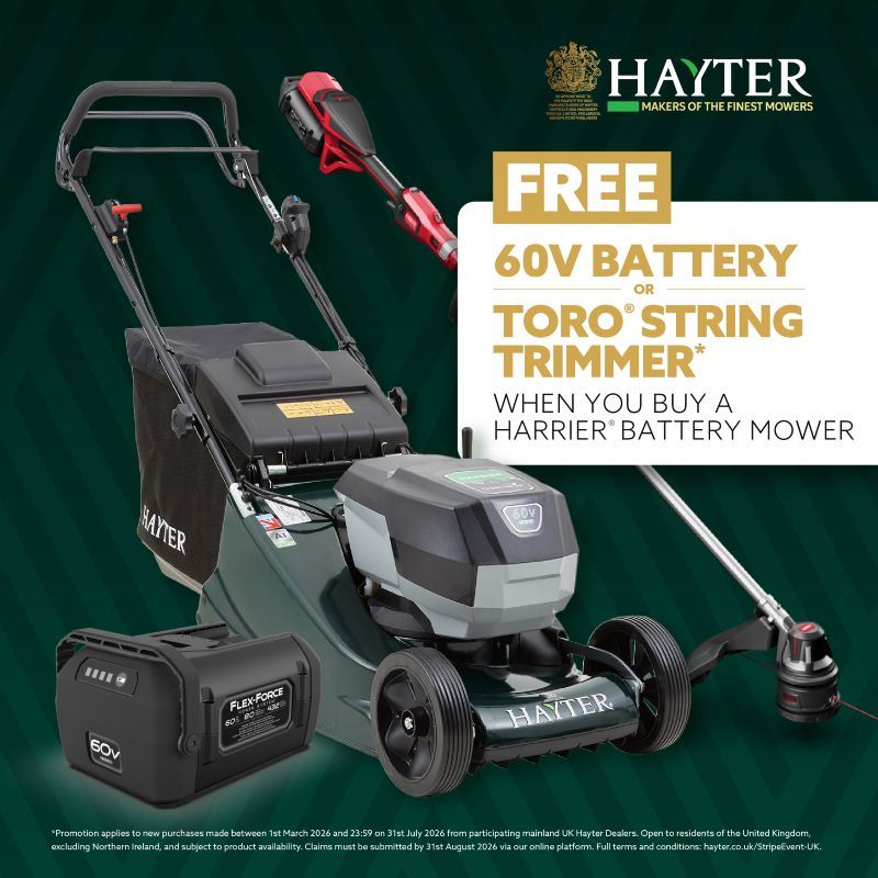 Hayter Harrier 41 PRO Cordless Battery Rear Roller Mower (378A)