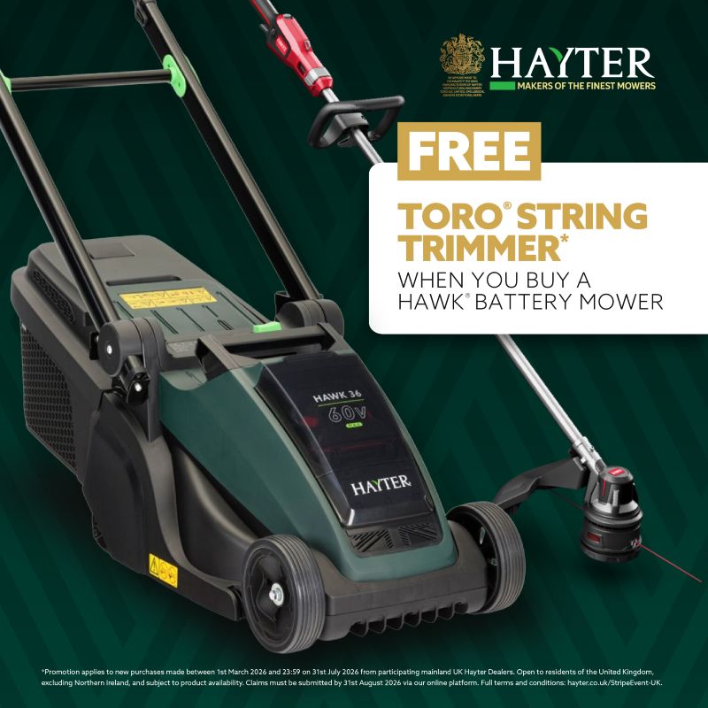 Hayter Hawk 36 Battery Push 14″  Lawn Mower Kit