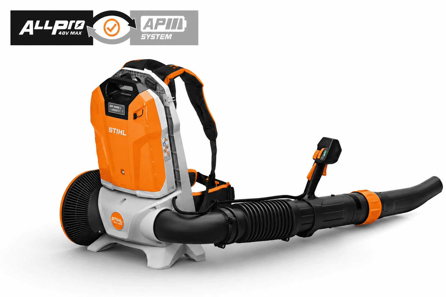 STIHL BGA300 Powerful Battery Backpack Leaf Blower (shell only) AR System