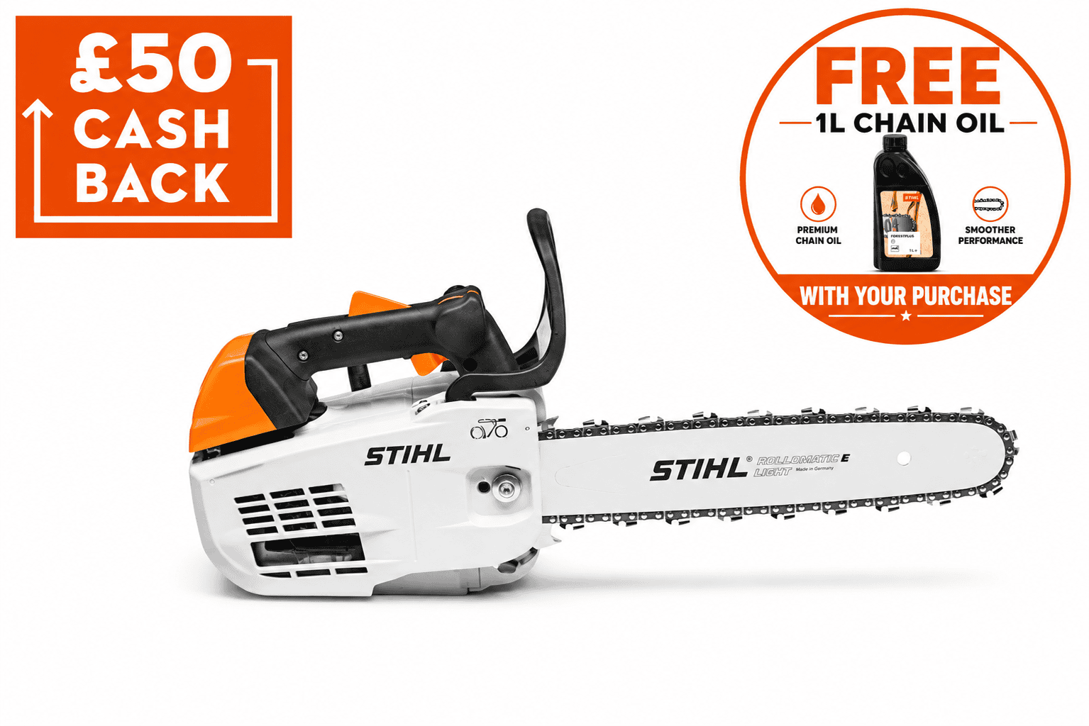 STIHL MS201TC-M Most Powerful Top Handle Tree Surgeons Climbing Chainsaw