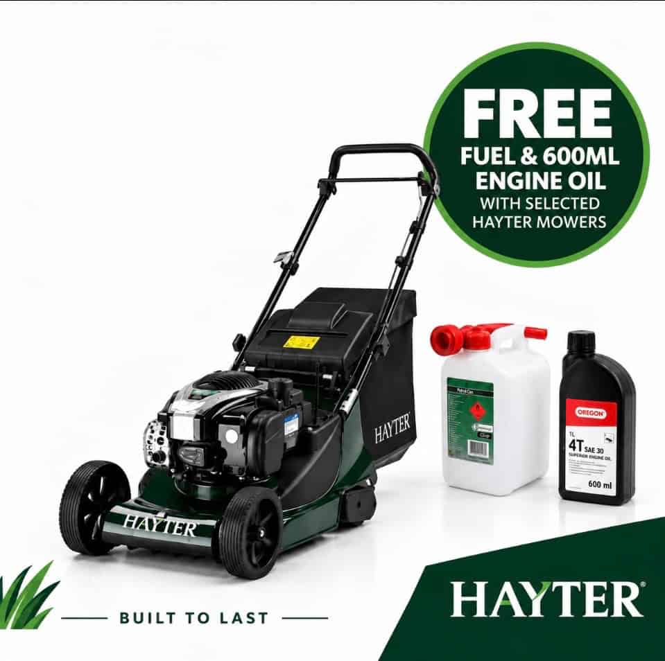 Hayter Harrier 41 Rear Roller Push 16″ Lawn Mower (374A)
