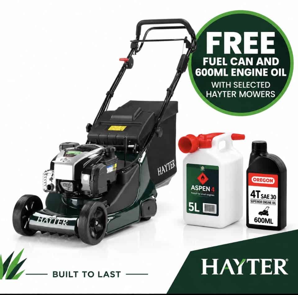 Hayter Harrier 41 VS ES ( Push Button Start) 16″ Lawn Mower (376B)