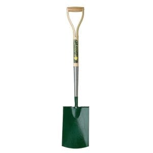 Bulldog Premier Digging Spade Treaded 28" - Wooden Ash Shaped Handle
