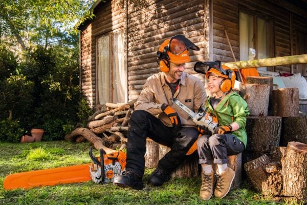 Stihl Toy helmet and Ear protector