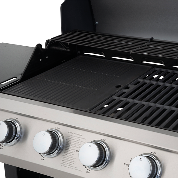 Lifestyle Grenada 4+1 Gas Burner BBQ Grill (LFS966BLK)