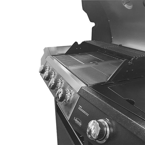 Lifestyle Grenada 4+1 Gas Burner BBQ Grill (LFS966BLK)