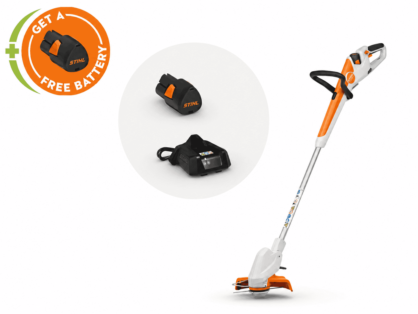 STIHL FSA 30 Cordless Strimmer Best For Small Gardens (SET) – AS System