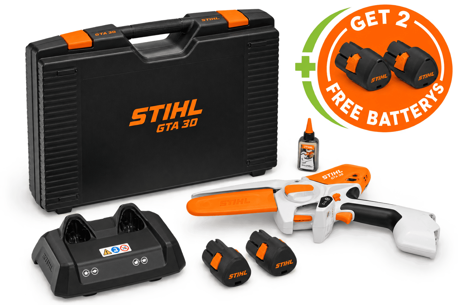 STIHL GTA 30 Chainsaw Garden Pruner (SET) – AS System