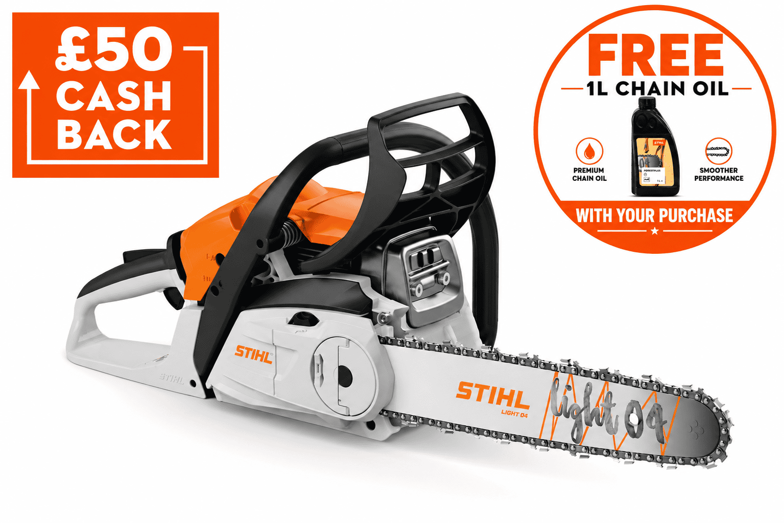 STIHL MS182 C-BE 16″ Garden And Small Felling Chainsaw